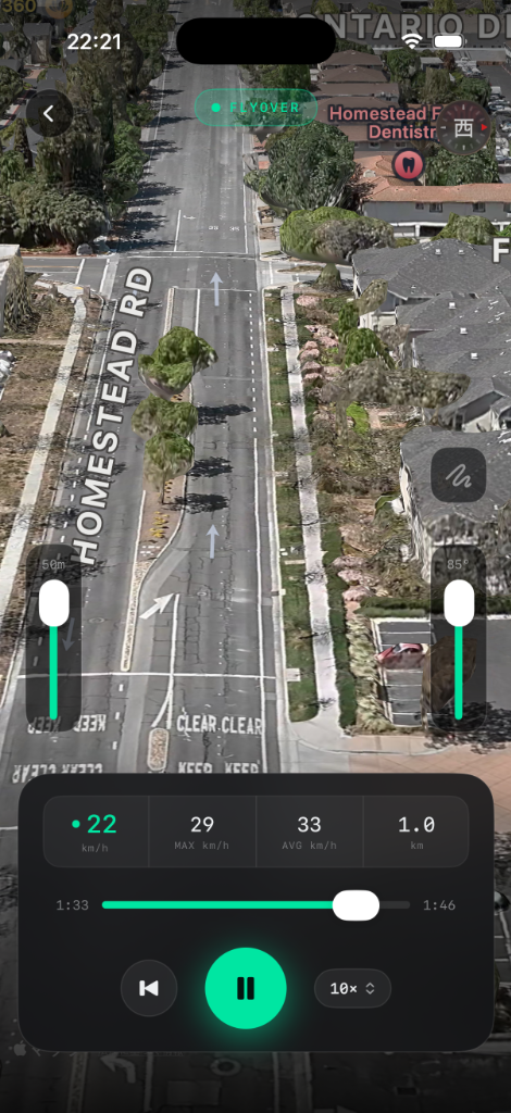 AEROUTE Flyover 3D